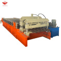 2020 new design glazed tile roofing making machine for Azerbaijan customer